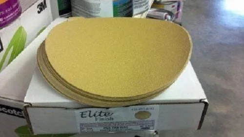 Sandpaper for Metal Surface Preparation-8" 80 Grit PSA Sanding Disc Sandpaper DA Elite Finish 25 PACK