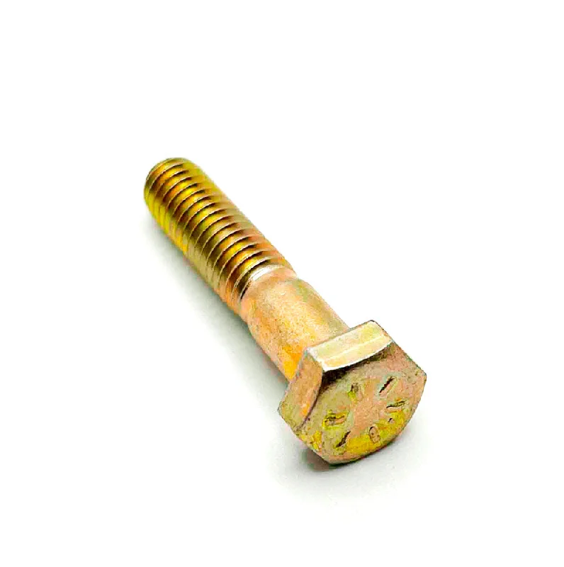 Bolts for Structural Frame Assembly-5/16-18 x 1-1/2in UNC Grade 8 Hex Cap Screw Yellow Zinc