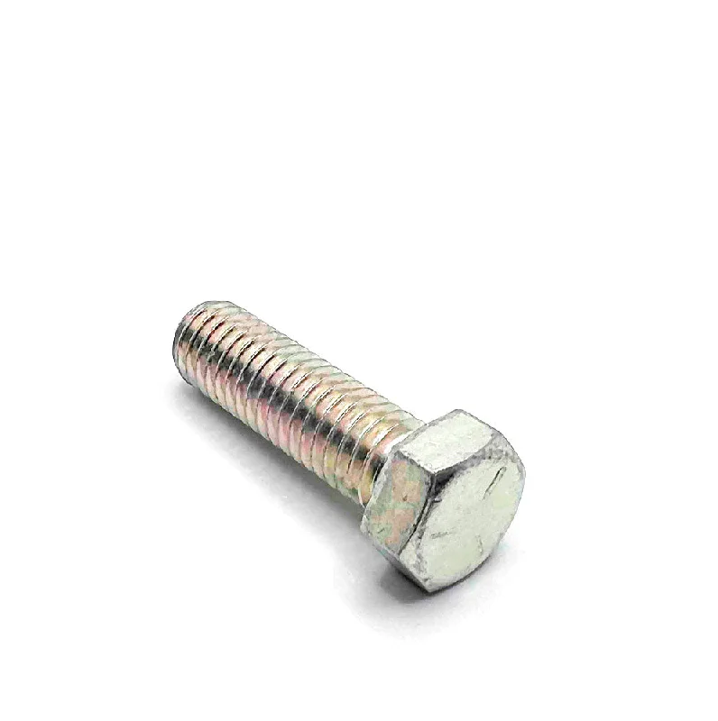 Bolts for Holding Steel Framework-7/16-14 x 1-1/2in UNC Grade 5 Hex Cap Screw Clear Zinc