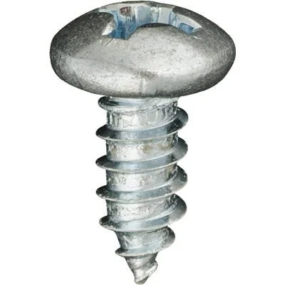 Screws for Fastening Plastic Parts-Auveco # 3085 12 X 1/2" Phillips Pan Head Tapping Screw Zinc. Qty 100.