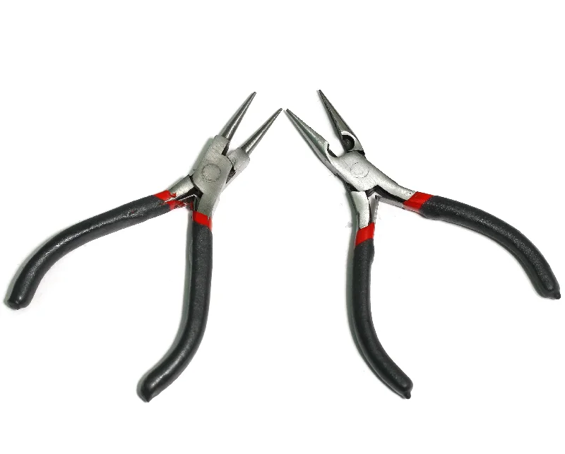 High-Torque Pliers for Heavy Duty Work-2 Pcs Jewellery Making Plier Combo