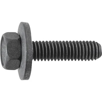 Screws for Fixing Roofing Panels-Auveco # 23689 Hex Head Sems Screw M6-1.0 X 25mm - Black 11504303. Qty 50.