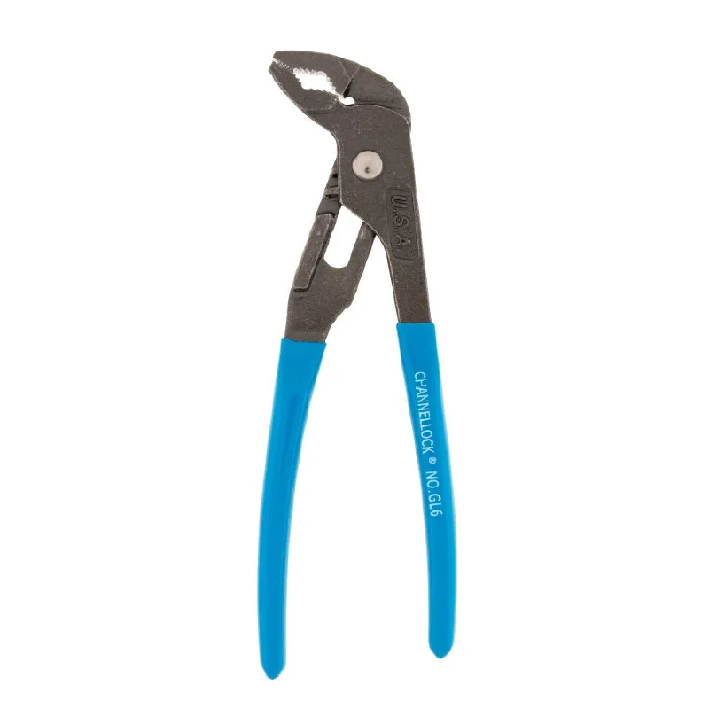 Pliers with Ergonomic Handle for Comfort-Channellock GL6 6.5-inch GRIPLOCK Tongue & Groove Pliers