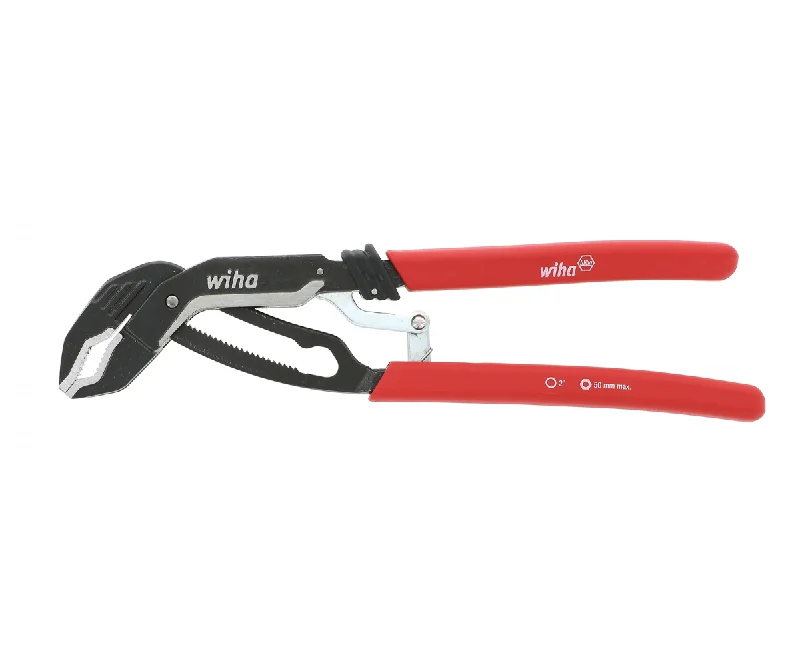 Heavy Duty Pliers for Construction Jobs-Wiha Tools 32637 10.0" Soft Grip Ajustable Pliers