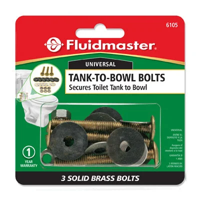 Bolts for Quick Assembly in Furniture-Fluidmaster Tank to Bowl Bolts Brass