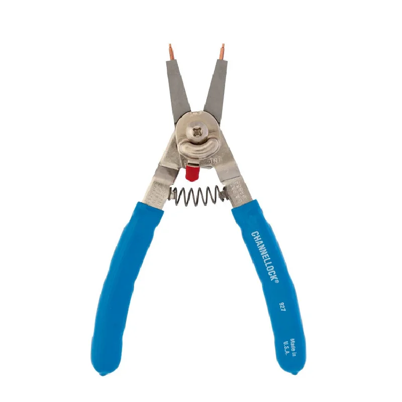 Heavy Duty Pliers for Construction Jobs-Channellock 927 8-Inch Convertible Retaining Ring Pliers