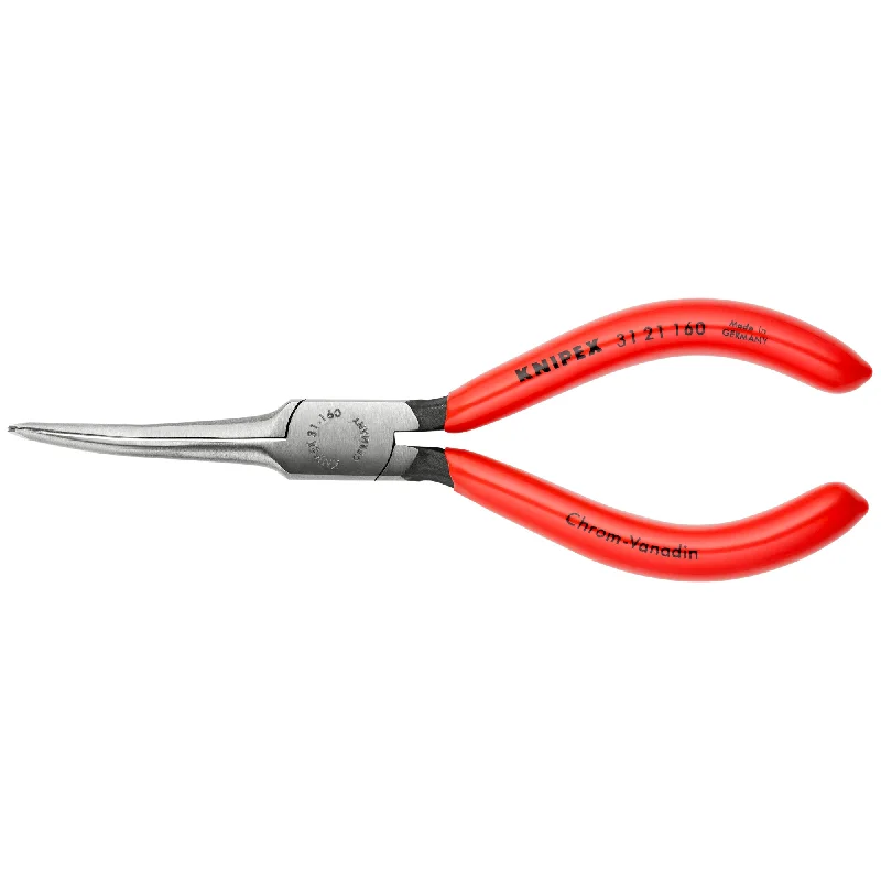 Slip Joint Pliers for Versatile Use-Knipex 31 21 160 6 1/4" Needle-Nose 45° Angled Pliers