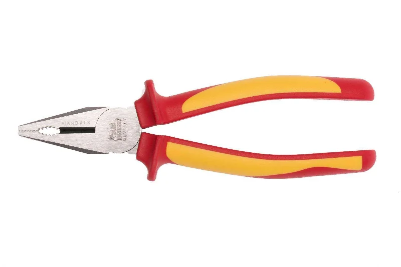 Pliers for Tightening Bolts and Nuts-Teng Tools 7 Inch 1000 Volt Insulated Mega Bite Combination Pliers - MBV451-7