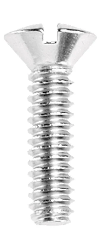 Screws for Use with Plastic Materials-Danco No. 10-24 x 3/4 in. L Slotted Oval Head Brass Faucet Handle Screw (Pack of 5)