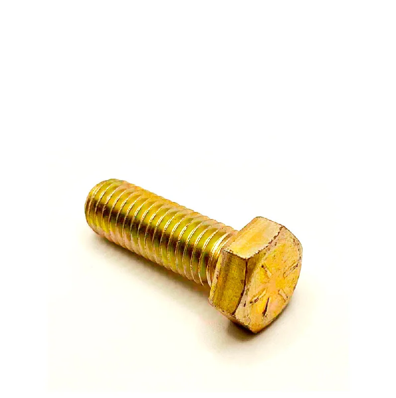 Bolts for Fixing Steel Plates-1/2-13 x 1-1/2in UNC Grade 8 Hex Cap Screw Yellow Zinc