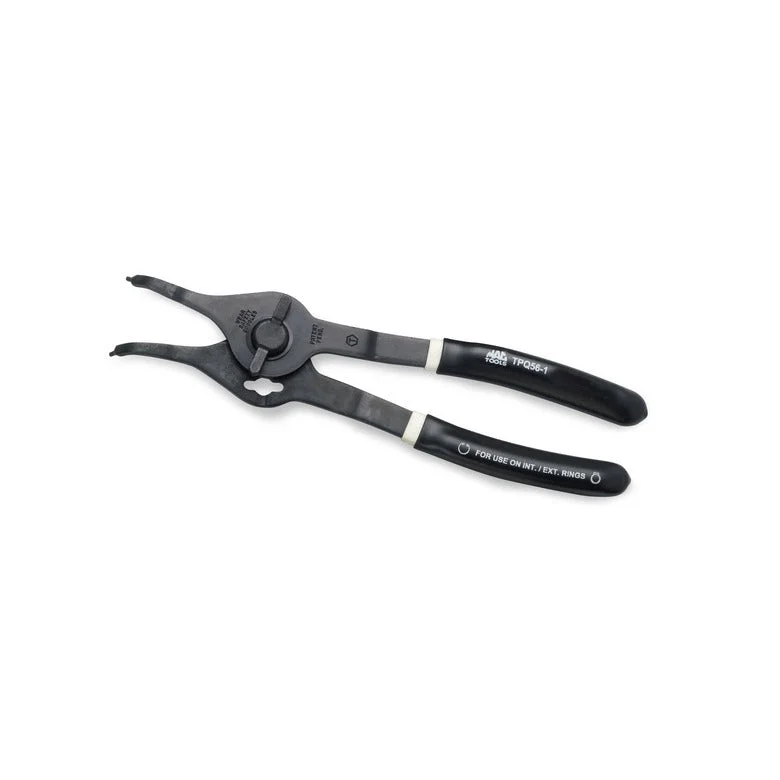 Pliers for Construction Work-45° Quarter-Turn Retaining Ring Pliers 9-1/4"