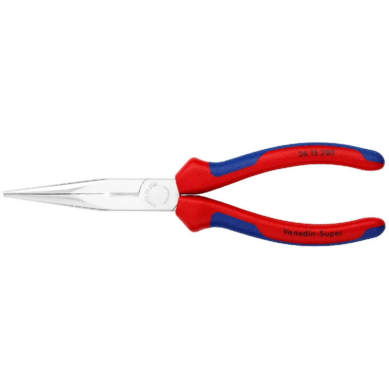 Pliers for Crimping Electrical Wires-Knipex 26 15 200 8" Long Nose Pliers with Cutter