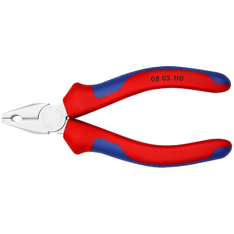 Pliers with Anti-Slip Handle-Knipex 08 05 110 4 1/4" Mini Combination Pliers