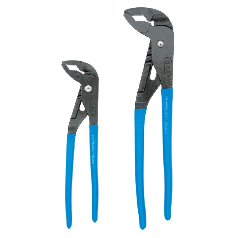 Pliers for Flattening and Pinching-Channellock GLS-1 2Pc GripLock Plier Set