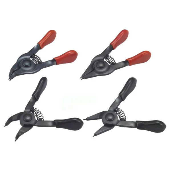 Pliers for Breaking and Bending Metal-Micro-Tec Mini Snap Ring Plier Set 4Pcs