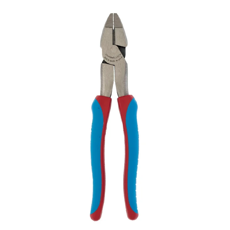 Insulated Pliers for Safety-Channellock 369CB 9.5-Inch Code Blue XLT Round Nose Linemen's Pliers