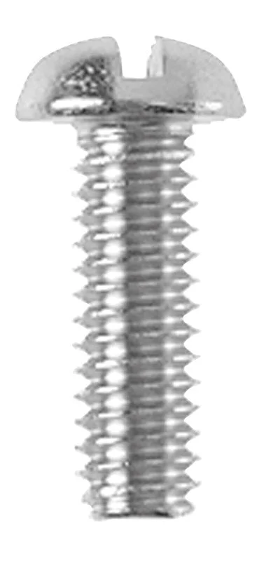 Screws for Framing and Construction-Danco No. 8-32 x 1/2 in. L Slotted Round Head Brass Bibb Screw 1 pk (Pack of 5)