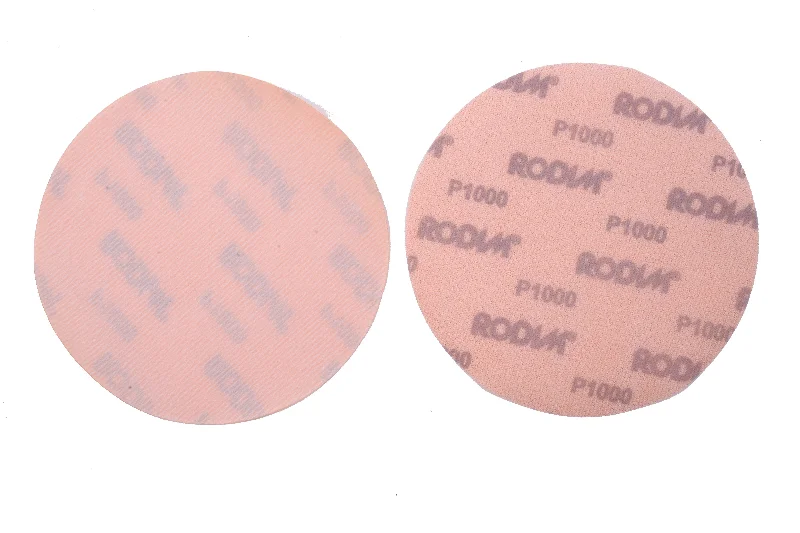 Sandpaper for Cleaning and Restoring Floors-Rodim Hook & Loop Polishing Disc No Hole 150mm Box of 25 BASF Trizact Glasurit