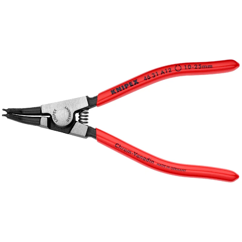 Multipurpose Pliers for Home Improvement-Knipex 46 31 A12 5 1/2" External 45° Angled Snap Ring Pliers-Forged Tips