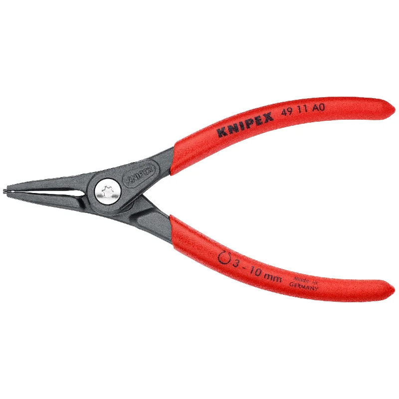 Pliers for Cutting Cable-Knipex 49 11 A0 5 1/2" External Precision Snap Ring Pliers