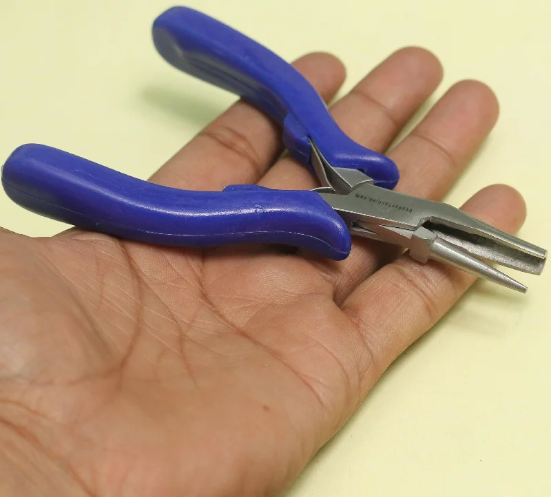 Compact Pliers for Easy Carrying-Stainless Steel Hollowing Round Plier