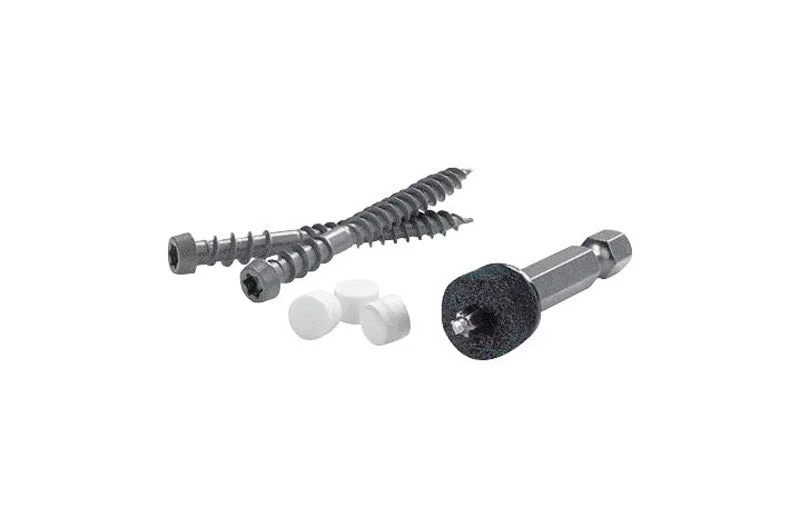 Screws for Home Furniture Repair-FastenMaster Cortex No. 9 X 2 in. L Star Coarse Trim Screws with Plugs