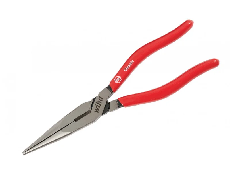 Pliers for Professional Use in Workshops-Wiha Tools 32621 Soft Grip Long Nose Pliers, 8"