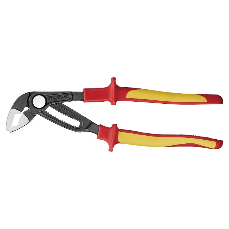 Pliers for Automotive Repairs-Teng Tools 10 Inch 1000 Volt Insulated Slip Joint / Water Pump TPR Grip Plier - MBV482-10Q