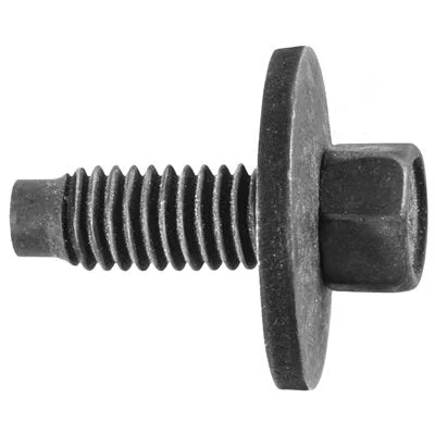 Screws for Simple Home Repairs-Auveco # 23688 Hex Head Sems Screw W/ Dog Point M6-1.0 X 18mm - Black N606675-S2. Qty 50.