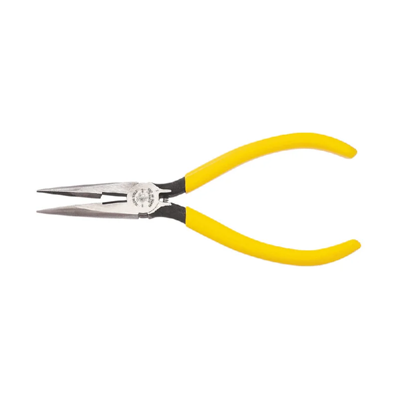 Anti-Rust Pliers for Long-Lasting Use-Klein Tools D203-6C Long Nose Pliers with Spring, 6"