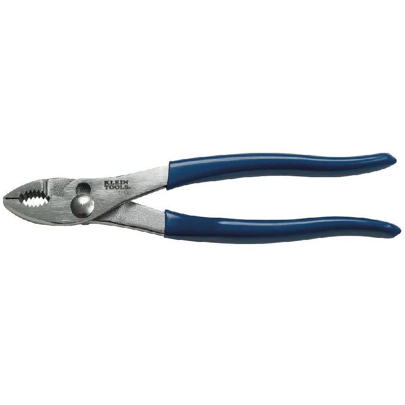 Spring-Action Pliers for Effortless Use-Klein Tools D511-8 Slip-Joint Pliers, 8"