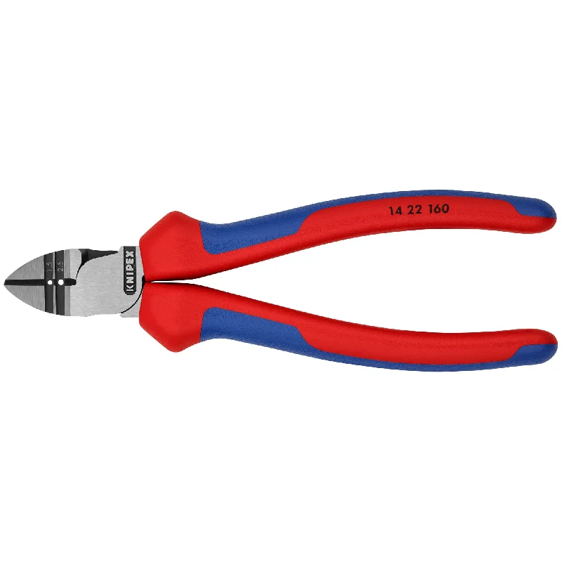 Needle Nose Pliers for Delicate Tasks-Knipex 14 22 160 6 1/4" Diagonal Cutting Pliers with Stripper - Old Version