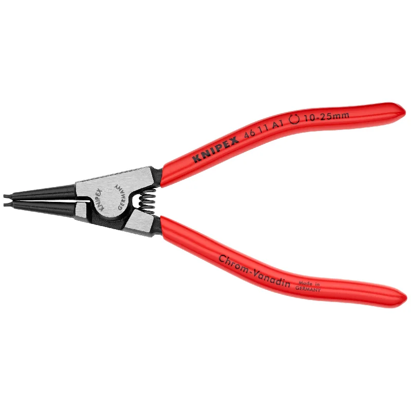 Multi-Purpose Pliers for DIY and Repairs-Knipex 46 11 A1 5 1/2" External Snap Ring Pliers-Forged Tips