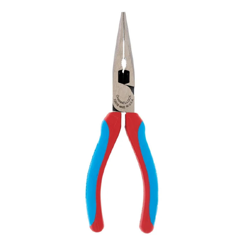 Pliers for Removing Bolts and Nuts-Channellock 326CB 6-inch Code Blue XLT Combination Long Nose Pliers with Cutter