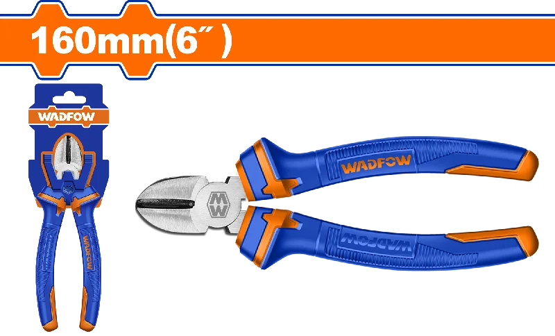 Pliers for Pulling and Twisting Nails-Wadfow Diagonal cutting pliers 6"