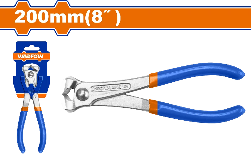 Pliers for Cutting Through Tough Wire-Wadfow End cutting pliers 8"