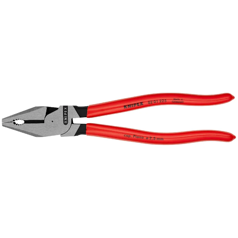 Pliers for Wire Stripping-Knipex 02 01 225 9" High Leverage Combination Pliers