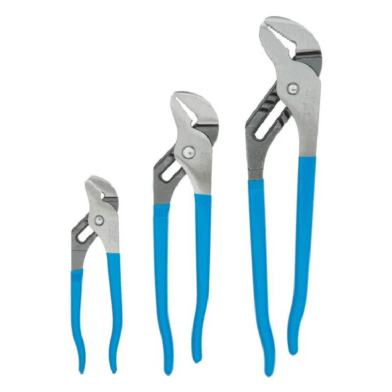 Pliers for Stripping Coated Wires-Channellock GSS-3 3PC Tongue & Groove Pliers Set