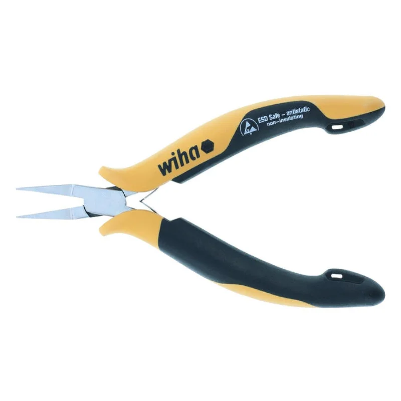 Pliers for Cutting Plastic Tubing-Wiha Tools 32752 ESD Safe Short Flat Nose Pliers