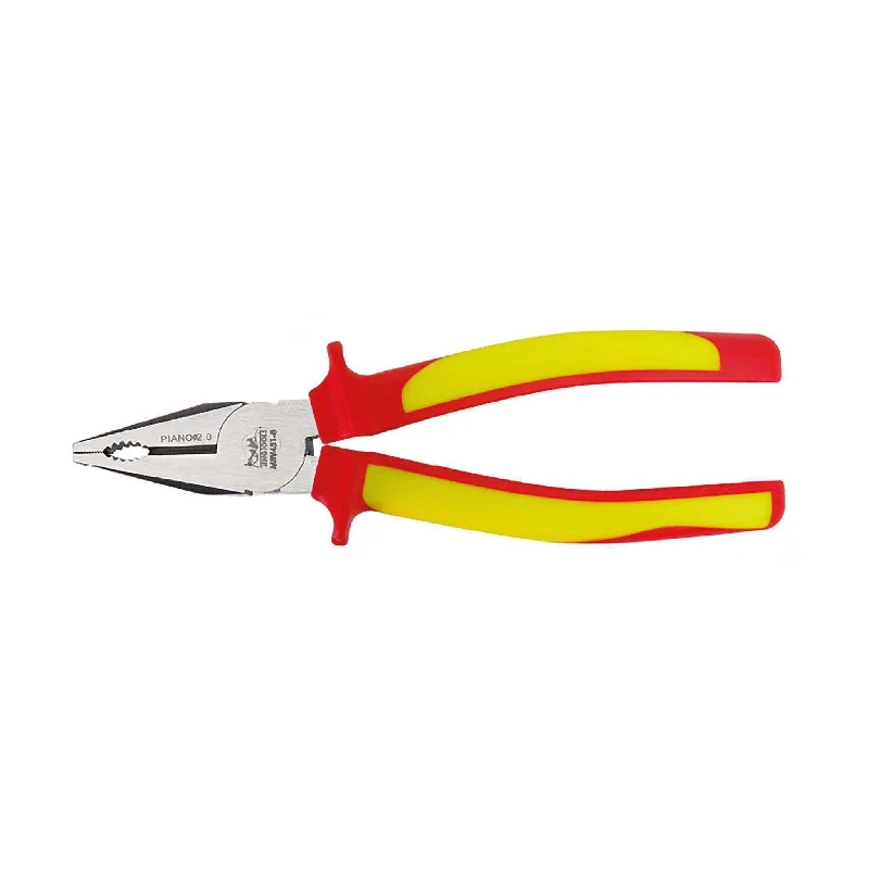 Spring-Action Pliers for Effortless Use-Teng Tools 8 Inch 1000 Volt Insulated Mega Bite Combination Pliers - MBV451-8