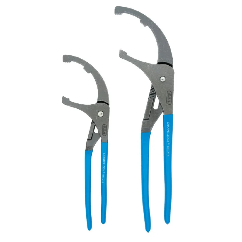 Pliers for Handling Small Mechanical Parts-Channellock OF-1 2PC Oil Filter/ PVC Pliers Set