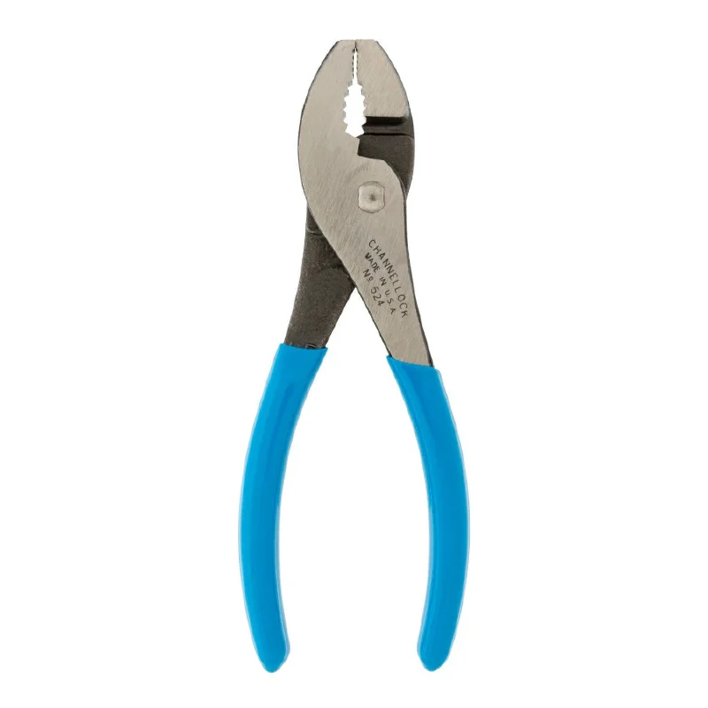 Pliers for Crimping and Cutting Cables-Channellock 524 4.5 Inch Slip Joint Plier