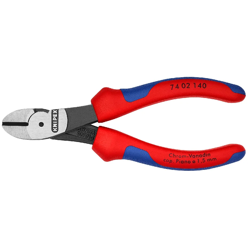 Combination Pliers for Multiple Uses-Knipex 74 02 140 5 1/2" High Leverage Diagonal Cutters