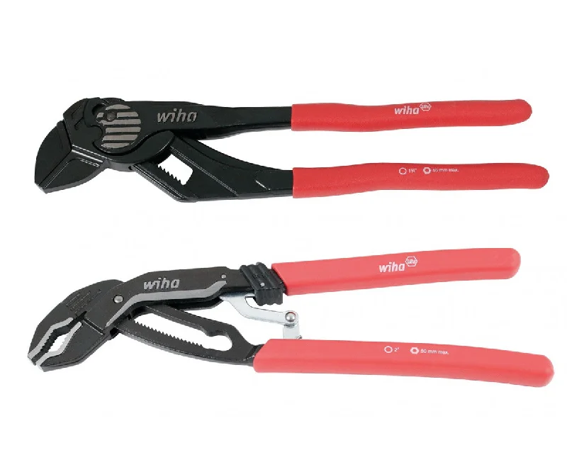 Pliers for Electronics and Circuit Work-Wiha Tools 32619 Adjustable Pliers & Wrench Combo Pack