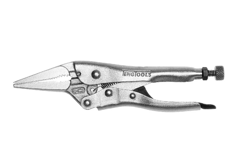 Pliers for Jewelry Making-Teng Tools Long Nose Power Grip Locking Vise Grip Style Pliers