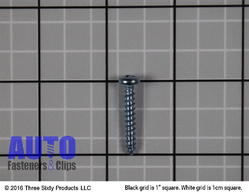 Screws for Fastening Plastic Parts-Auveco # 3079 8 X 1" Phillips Pan Head Tapping Screw Zinc. Qty 100.