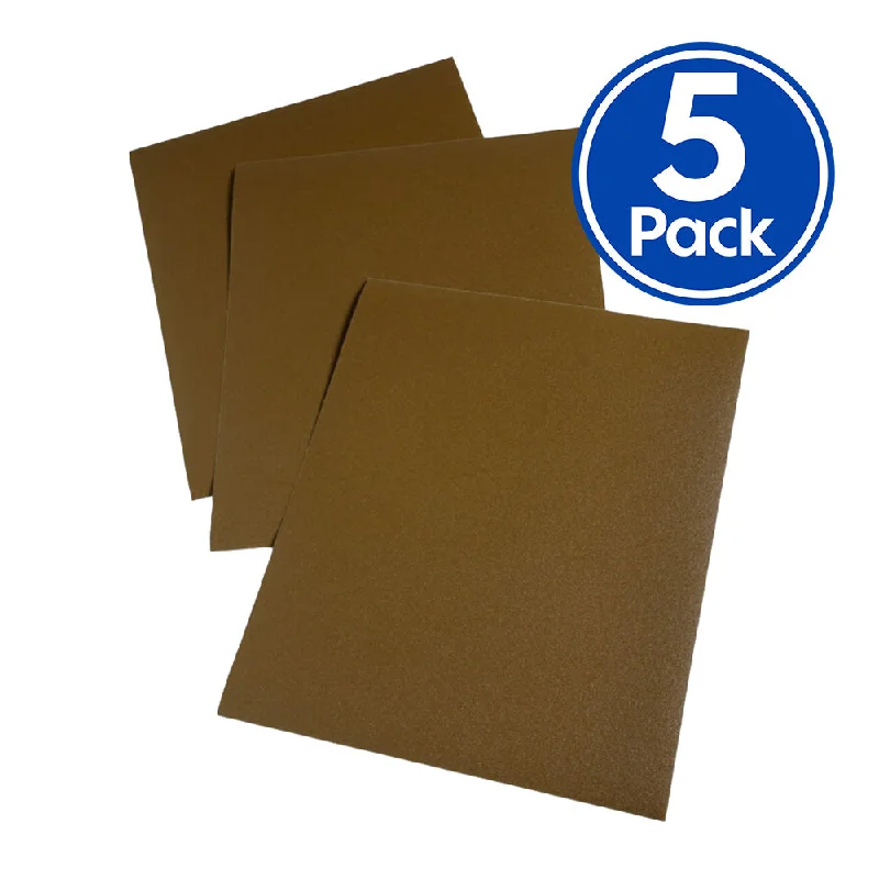 Sandpaper for Fine Smoothing of Plastics-3M 314 Wet or Dry Paper Sheet P320 - P1200 Choose Grit 230mm x 280mm x 5 Pack