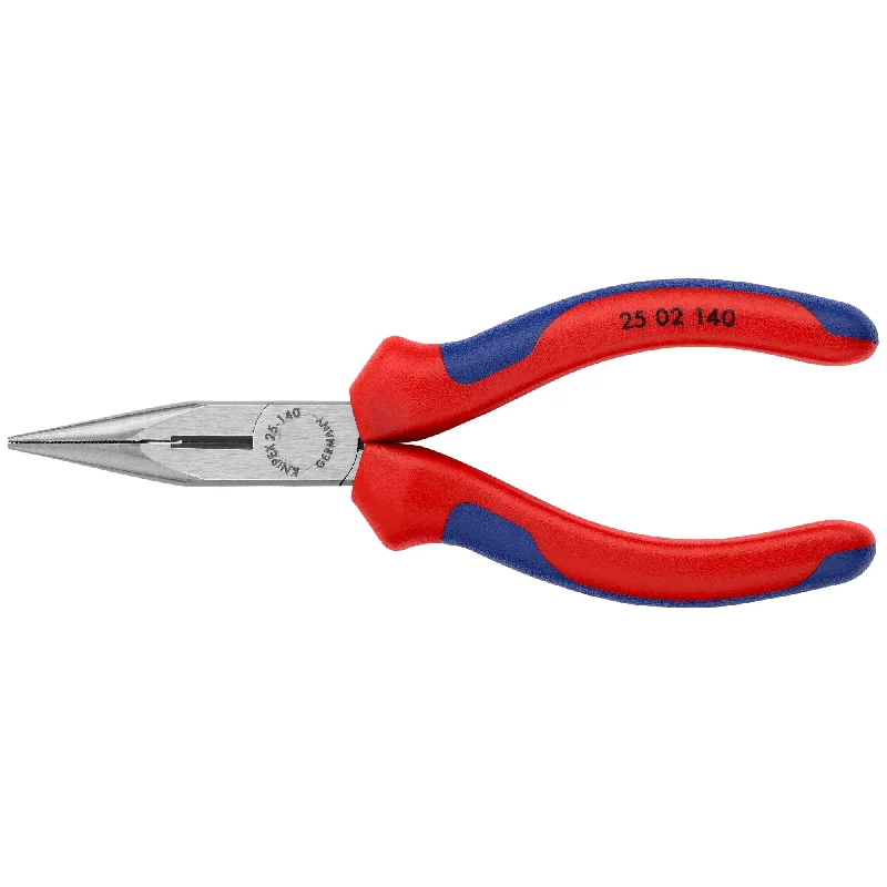 Pliers for DIY Electrical Repairs-Knipex 25 02 140 5 1/2" Long Nose Pliers with Cutter