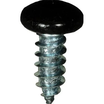 Screws for Automotive Repairs-Auveco # 25379 10 x 1/2" Black Painted Square Drive Pan Head Tapping Screw. Qty 100.